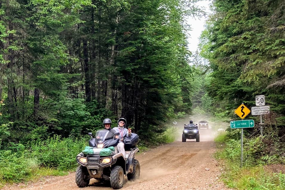 A ride with Aventure-Quad Quebec at Nemiskau outfitter.