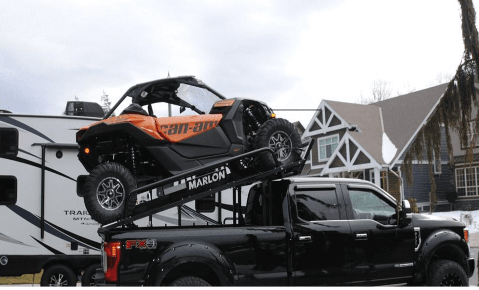 To transport your vehicules: Marlon – Xplore II SxS Truck Deck