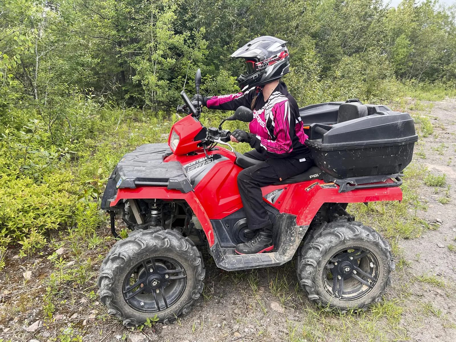 Bonne posture en quad | Good posture on a quad
