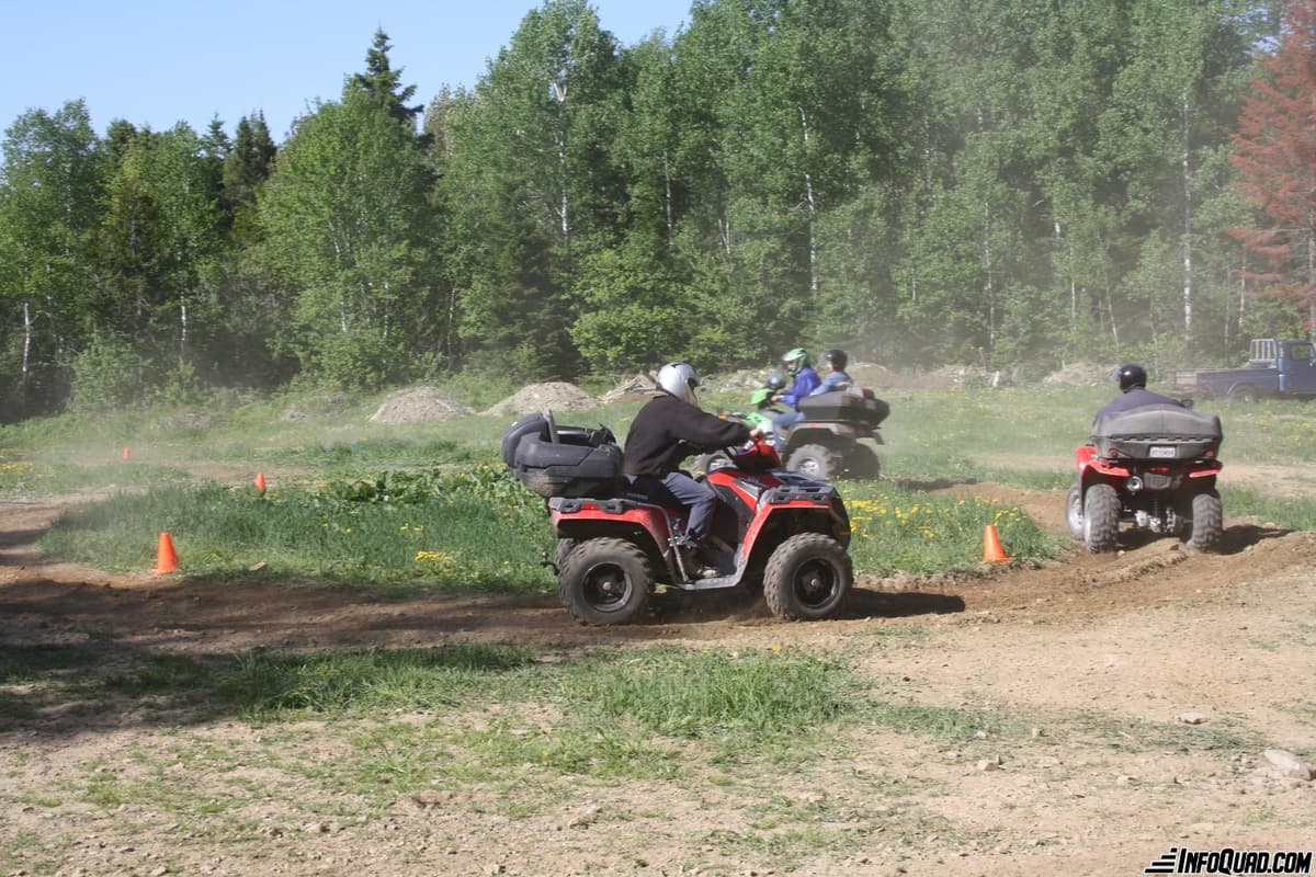cours de conduite d'une motoquad - VTT