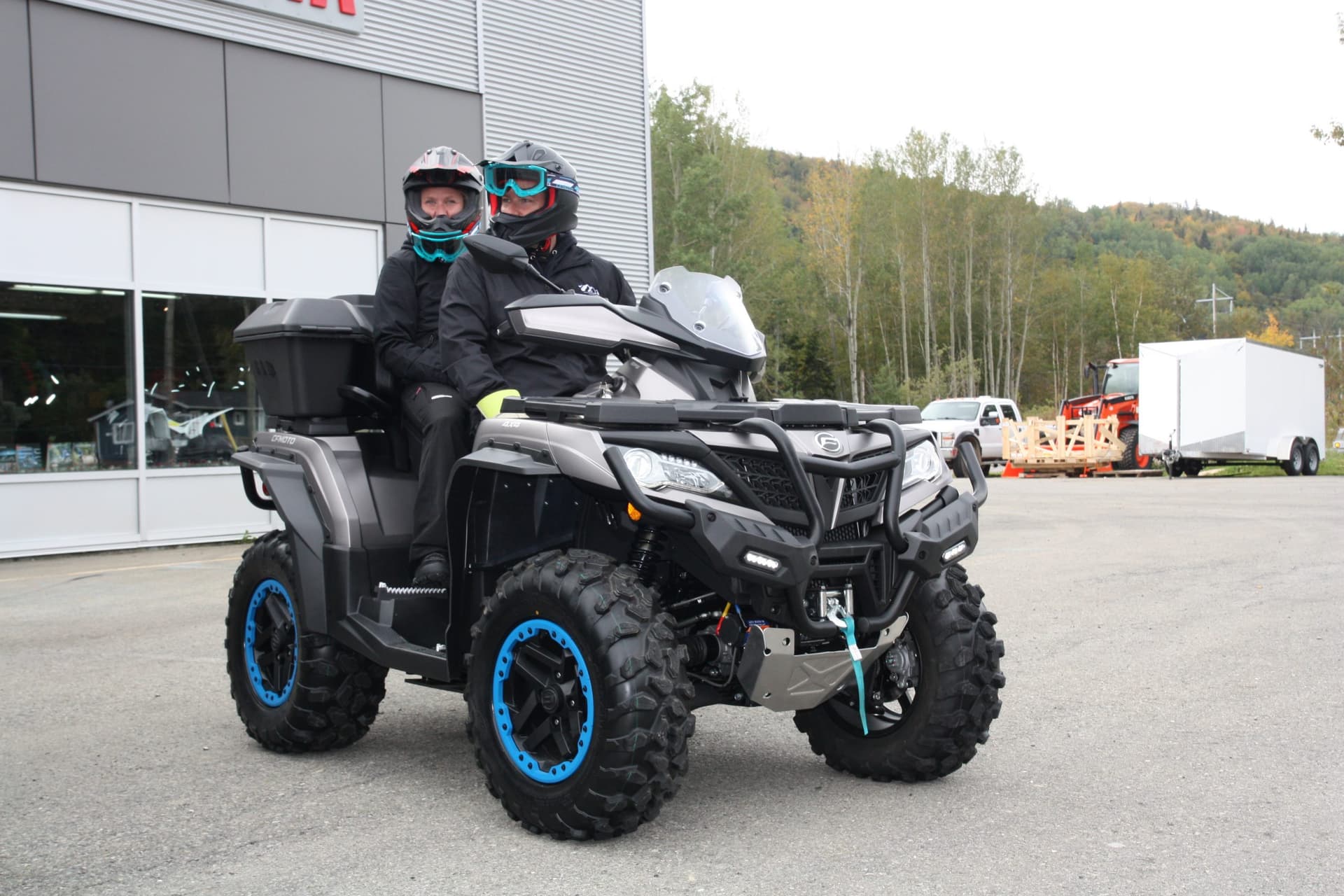CFMOTO Canada contest: presentation of the CFORCE 1000 Overland prize to the winner Emmanuel Landry
