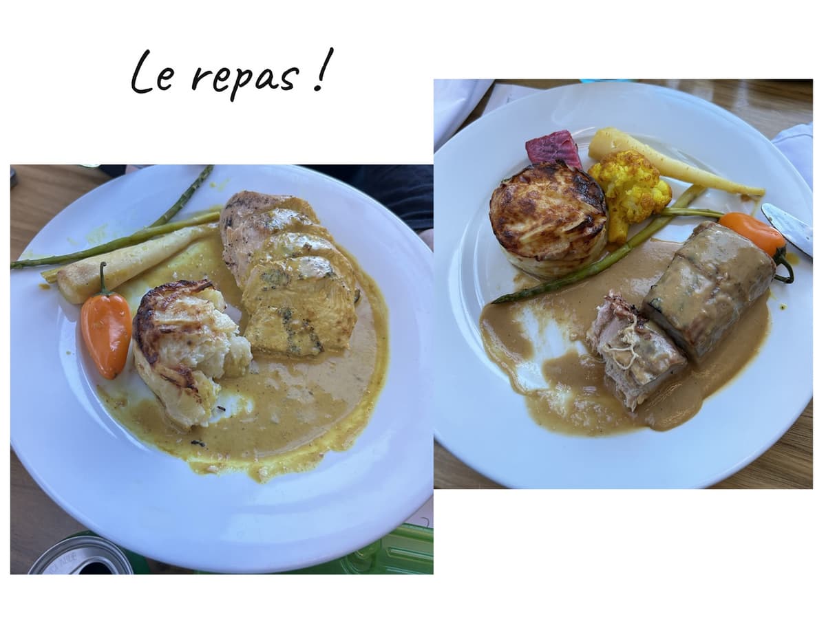 Les repas principaux
