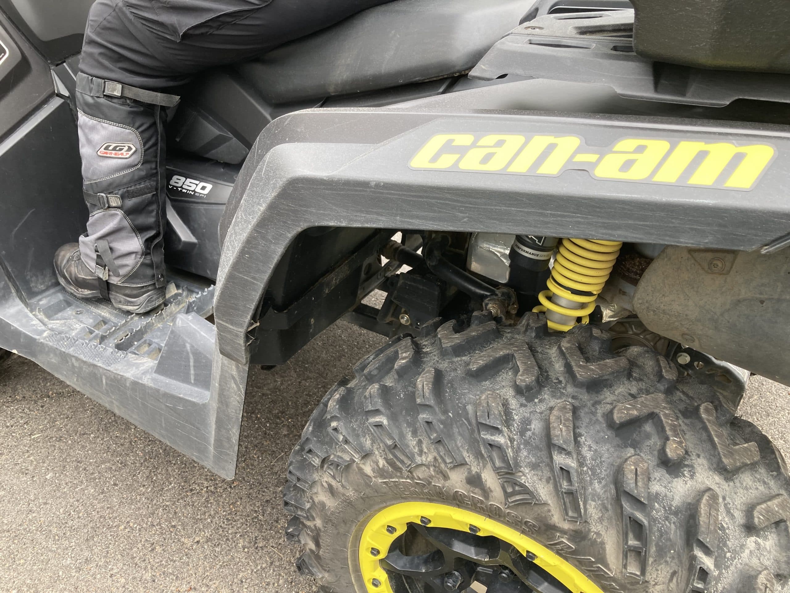 Porter des guêtres pour contrer la chaleur des Can-Am