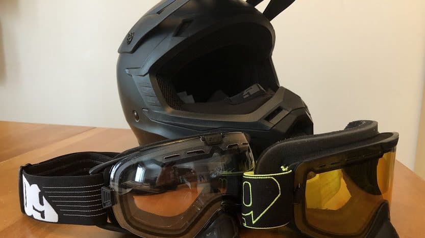 Tactical Helmet, Kingpin XL Goggles and Revolver Goggles from 509