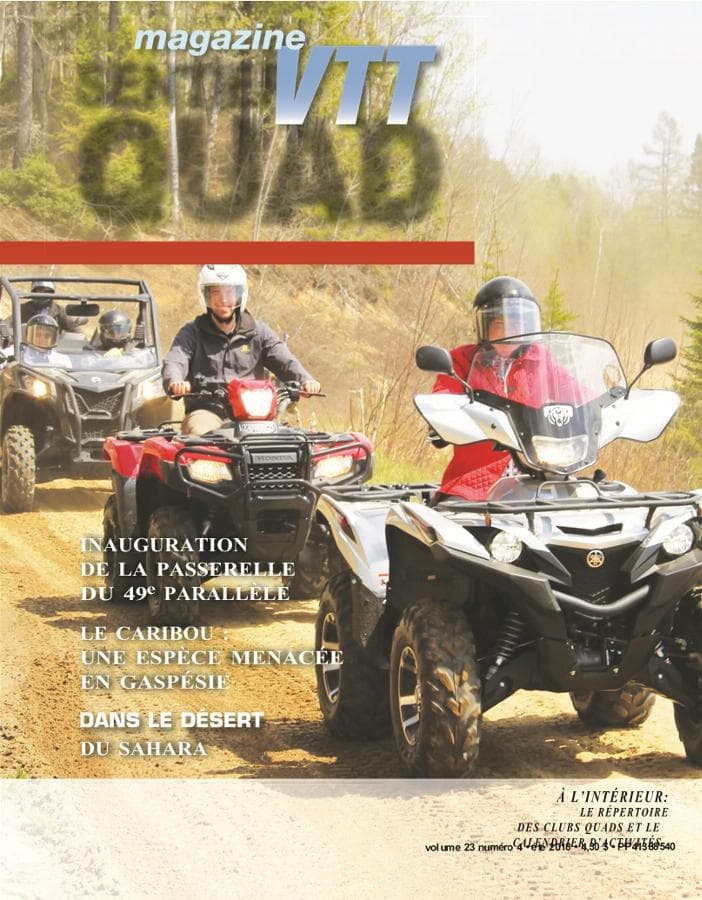 La FQCQ … Quatre lettres qui en disent long VTT Quad Sentiers 