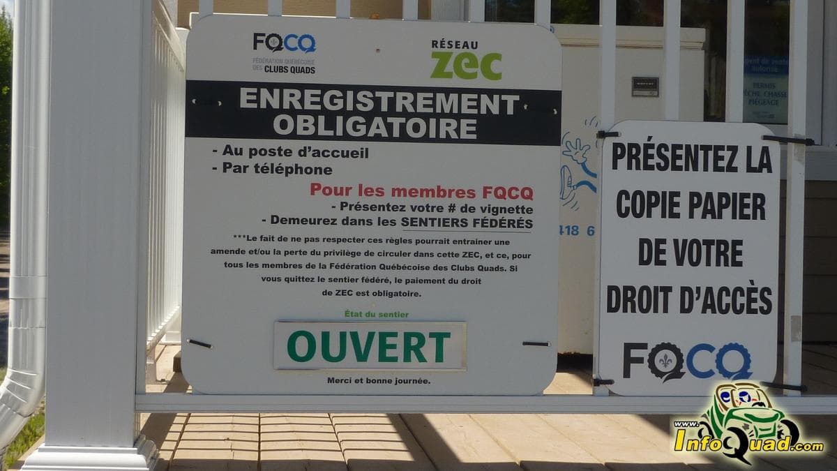 La FQCQ … Quatre lettres qui en disent long VTT Quad Sentiers 