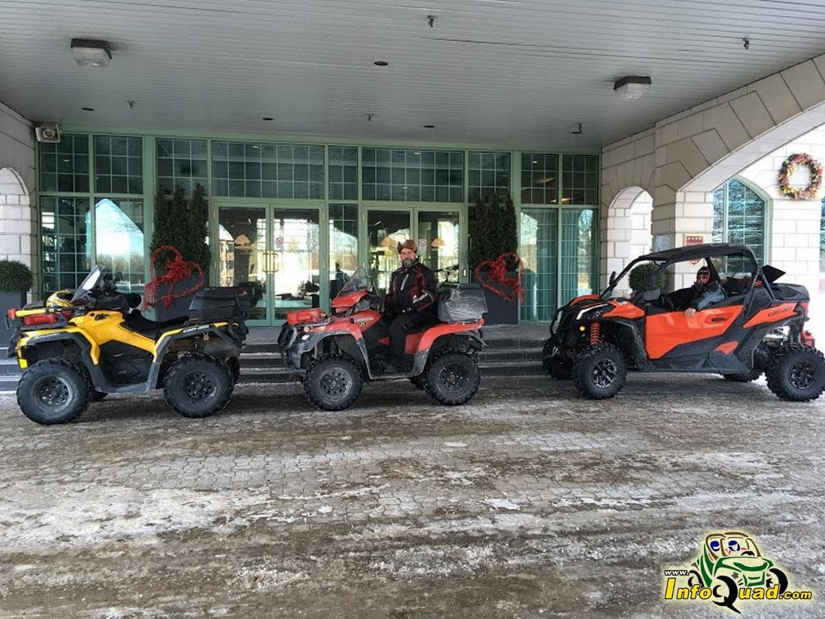 Escapade de la Saint-Valentin à l’Auberge Godefroy - quads- quadistes