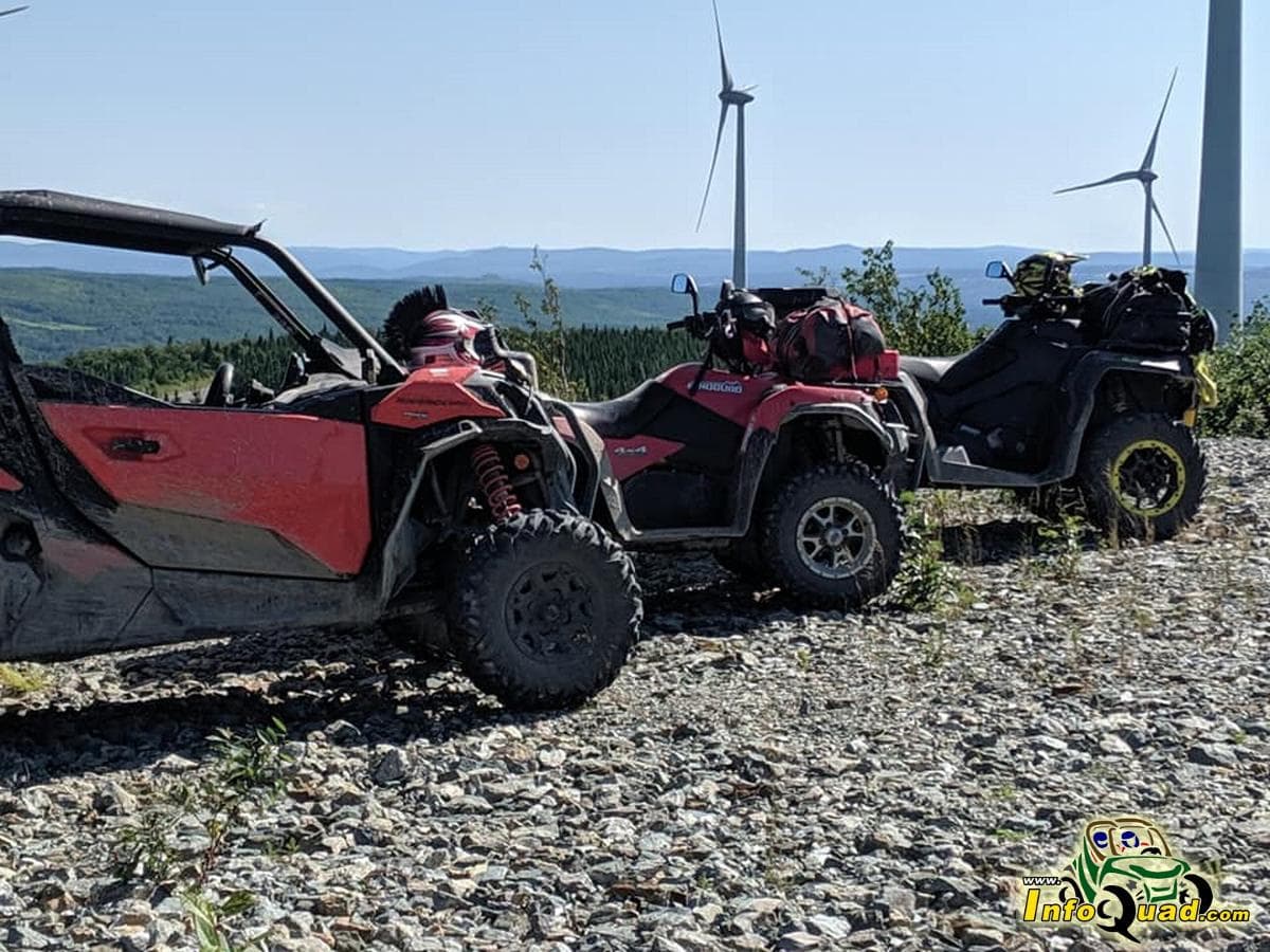 Le grand tour du fleuve - VTT - Quads - Quadistes - côte à côte