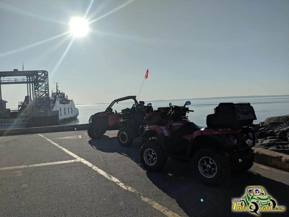 Le grand tour du fleuve - VTT - Quads - Quadistes - côte à côte