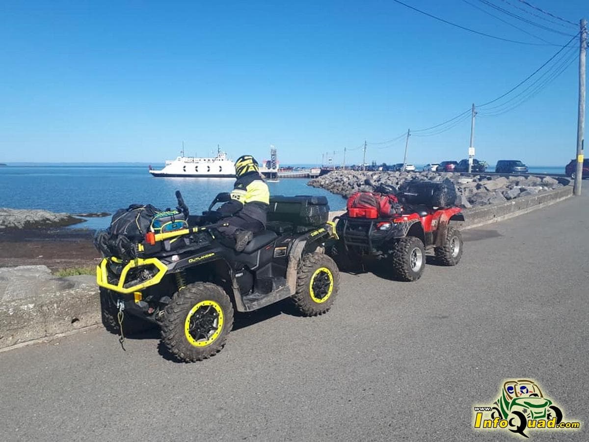 Le grand tour du fleuve - VTT - Quads - Quadistes - côte à côte