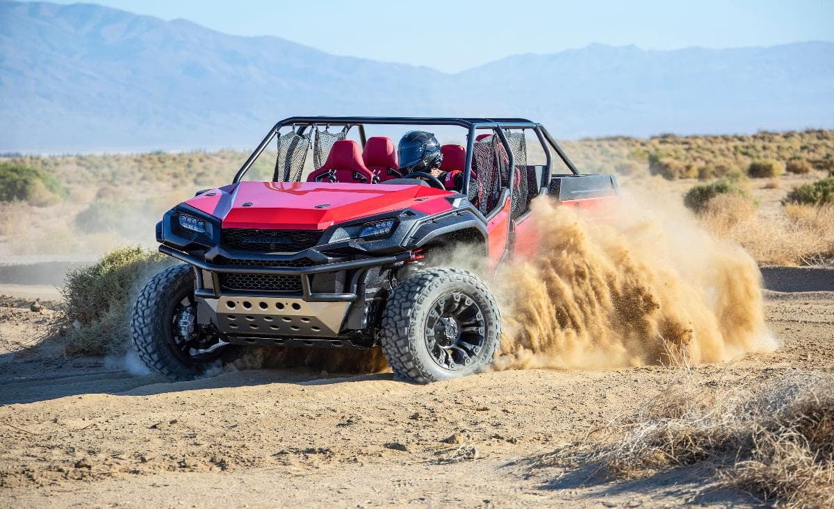 quad VTT Honda Rugged Open Air Vehicle Concept
