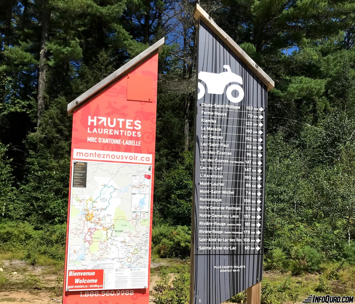 Randonnée en quad dans les pays d'en haut