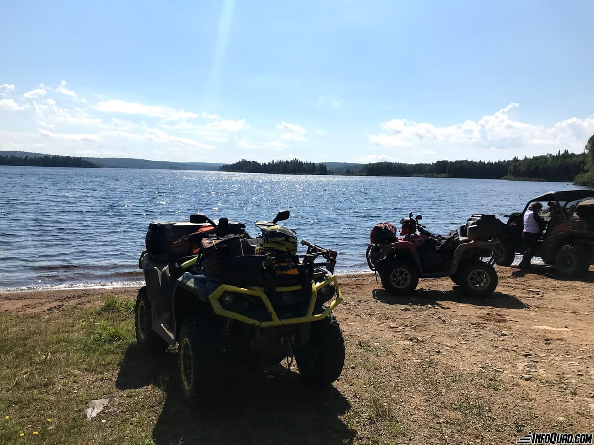 Randonnée en quad dans les pays d'en haut