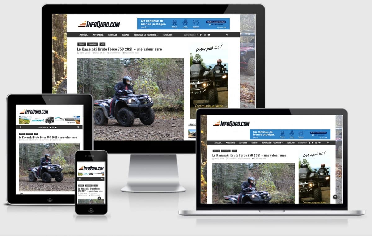 Nouvelle version InfoQuad.com