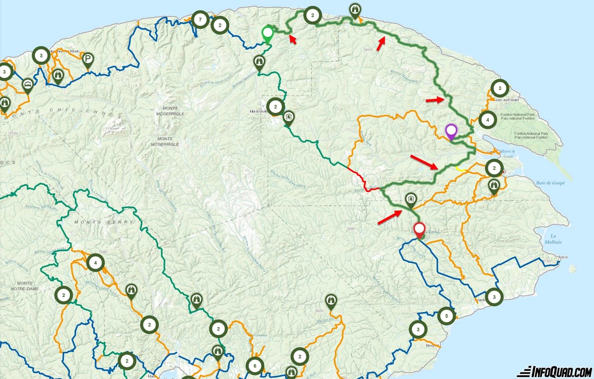 Tour de la Gaspésie en quad