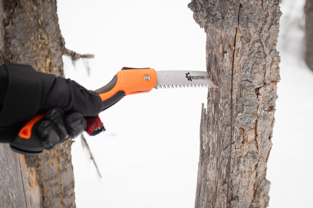 Mountain Lab Backwoods foldable saw by utv canada for father's day