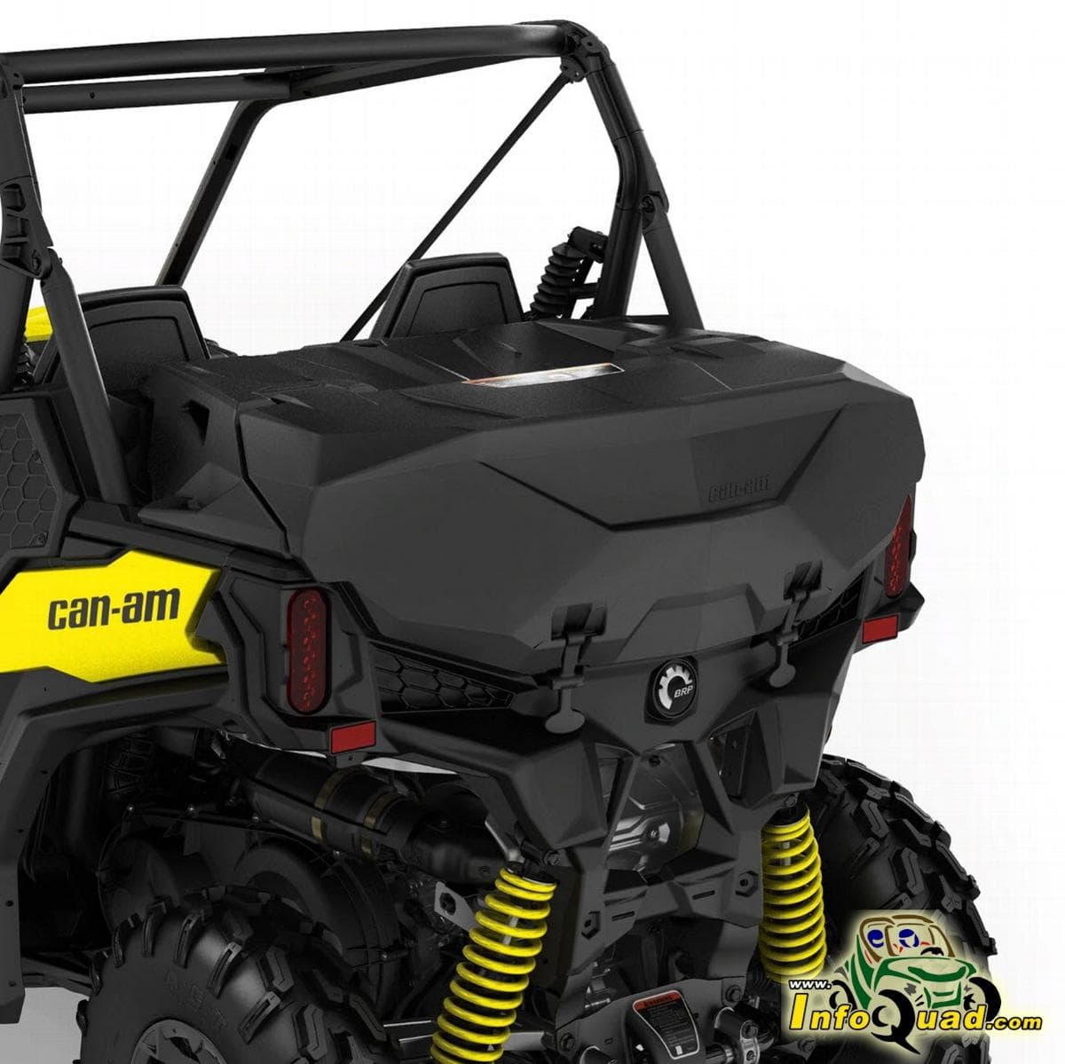 Essai du couvre-coffre arrière pour Maverick Trail quad Essai du couvre-coffre arrière pour Maverick Trail quad