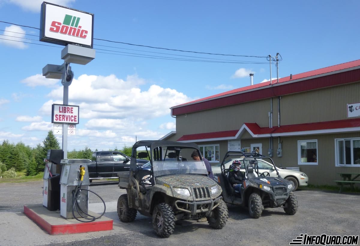 Prix de l’essence et la pratique du quad