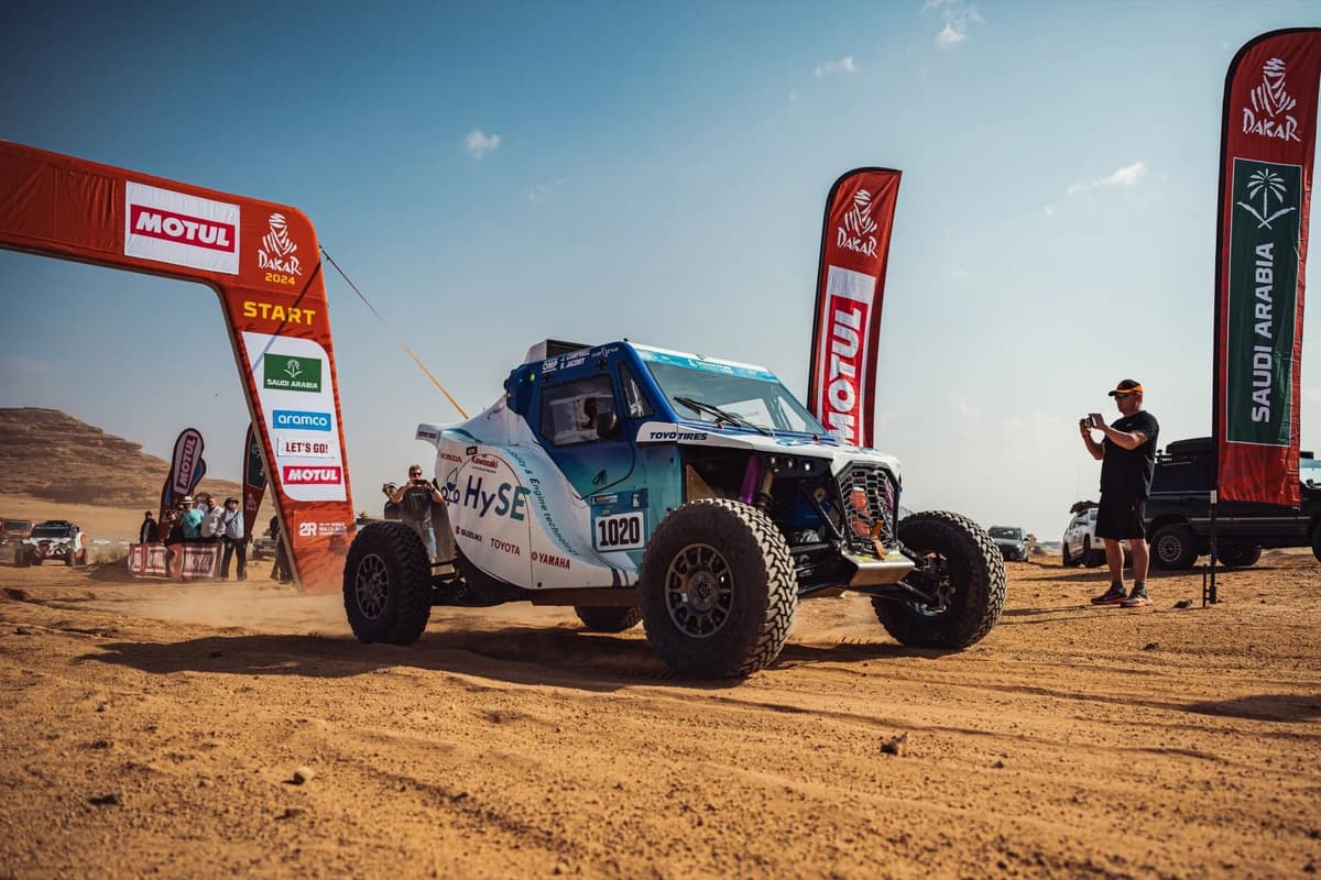 Un quad à propulsion à hydrogène au Dakar 2024