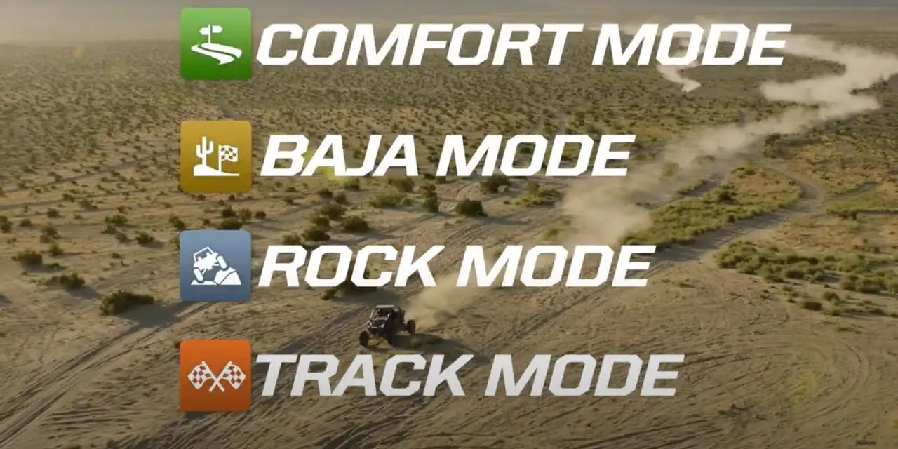 4 modes of the dynamix semi-active suspension