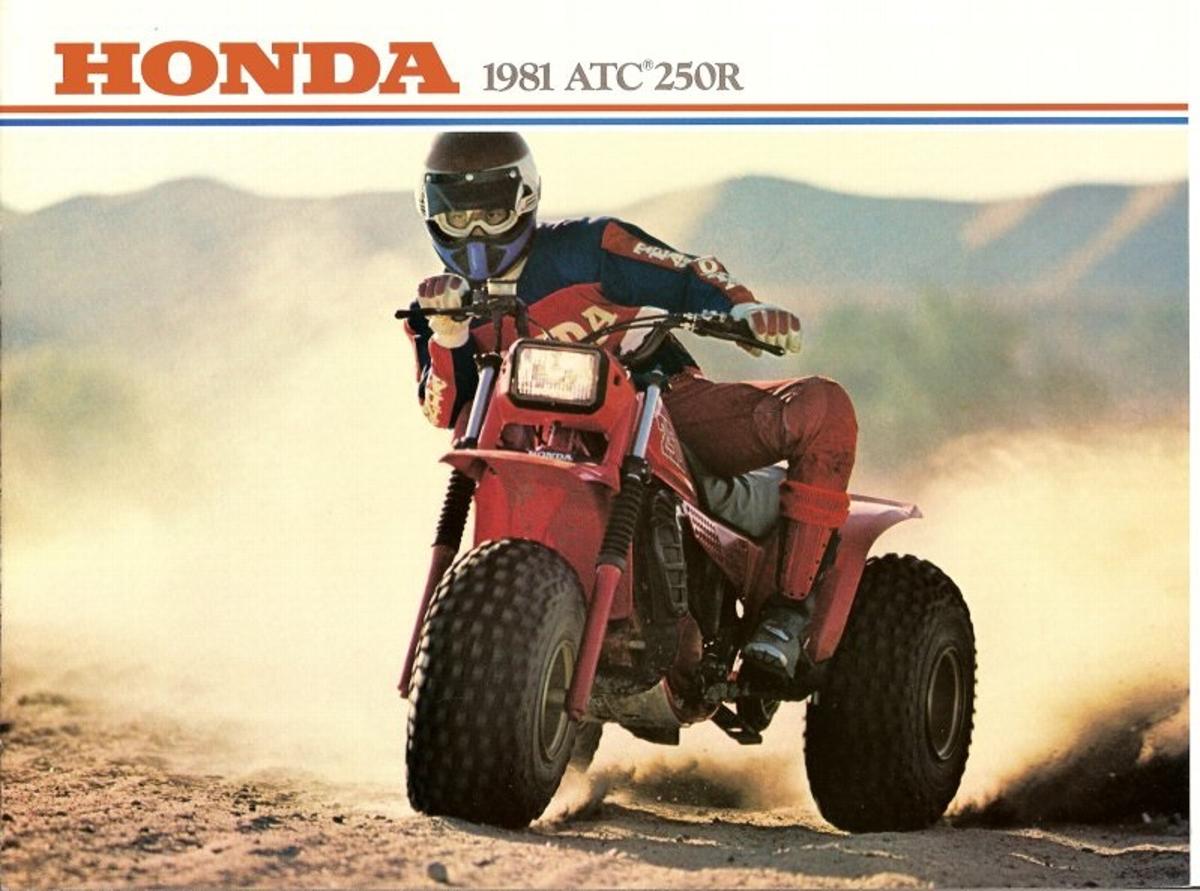 Vous souvenez-vous du... Honda 250R 3 roues VTT 