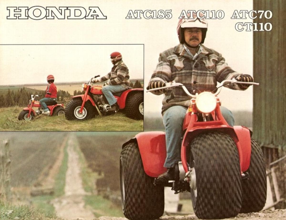 quad VTT Honda ATC185 1980