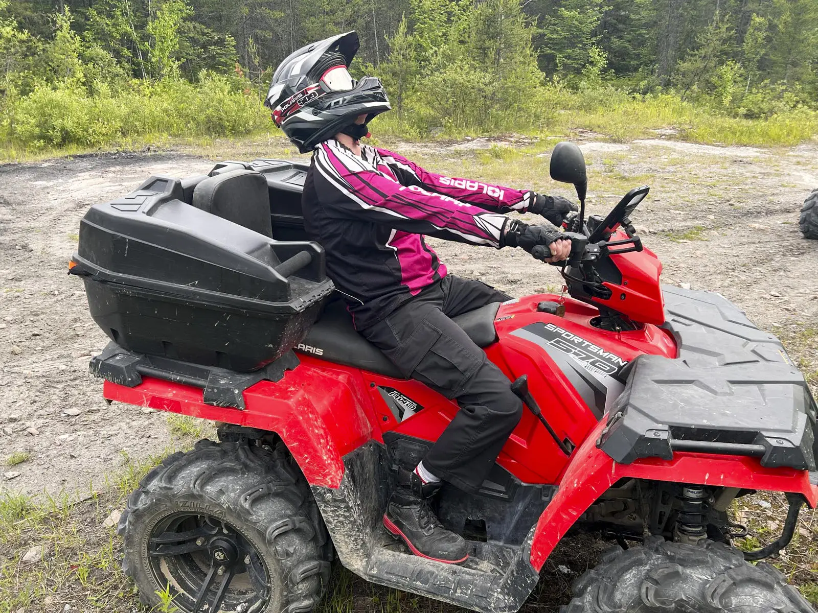 bad posture on a quad