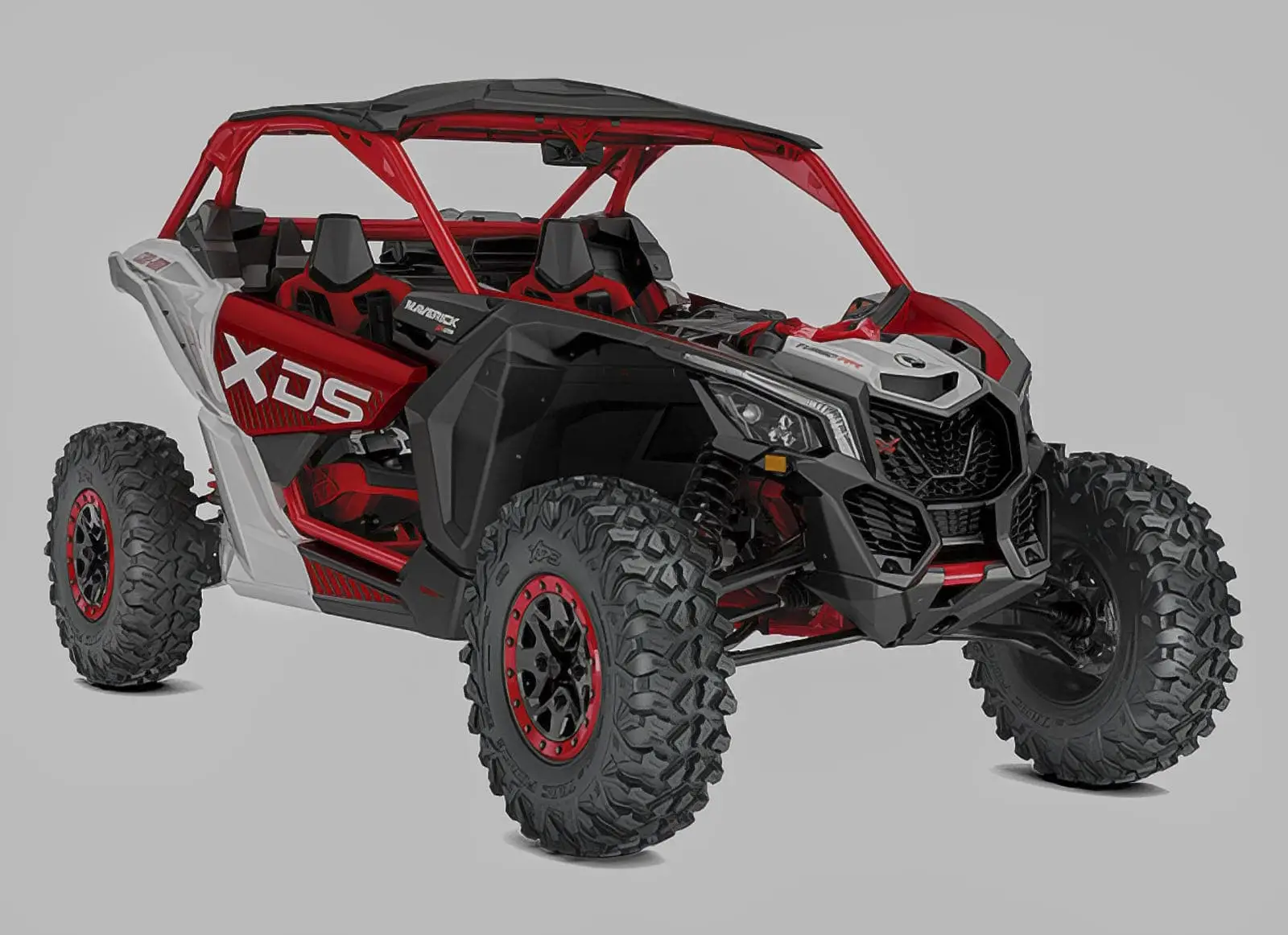 Maverick X3 X DS Turbo RR with Smart-Shox semi-active suspension.