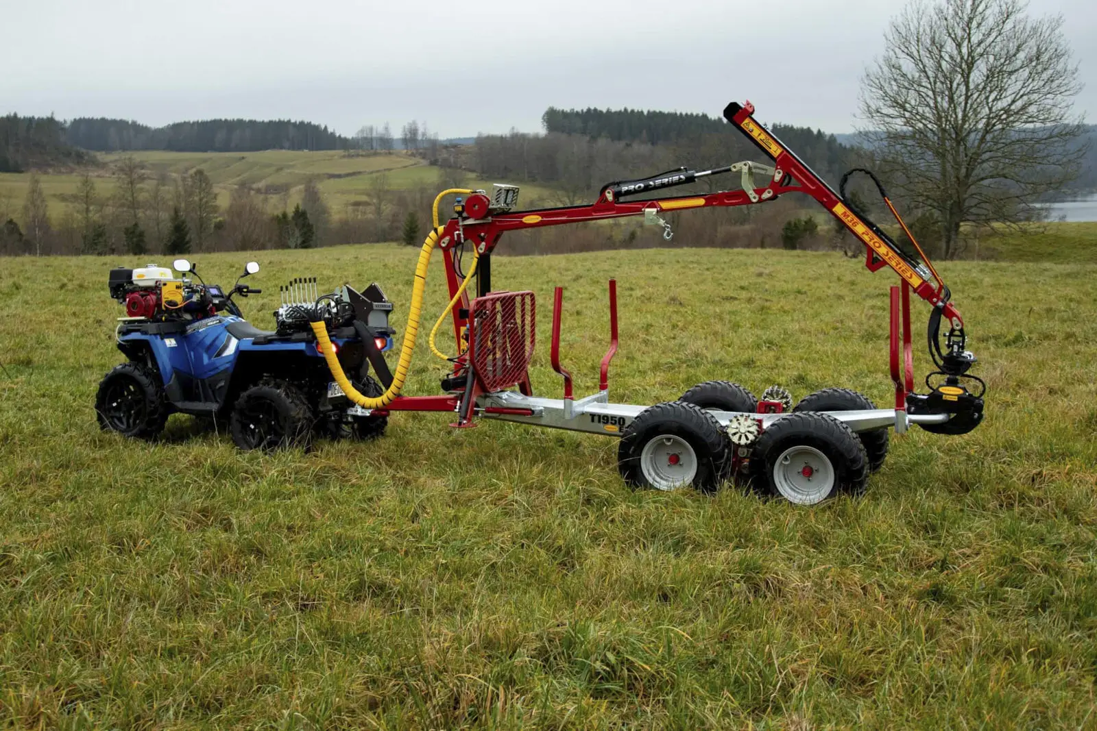 chargeuse à bois pour quad