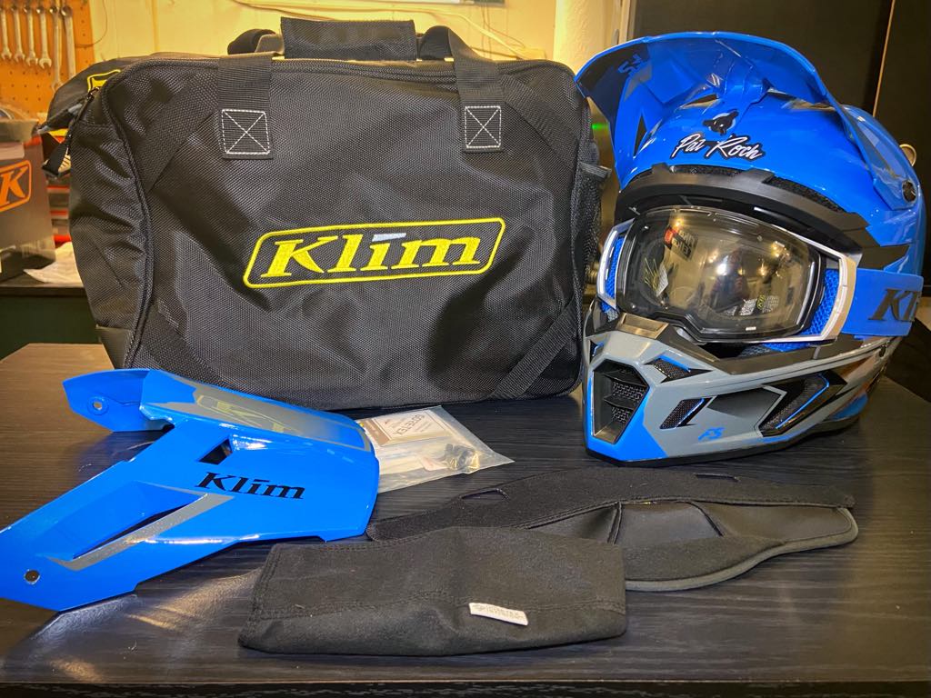 Casque F5 et des lunettes Aeon de KLIM