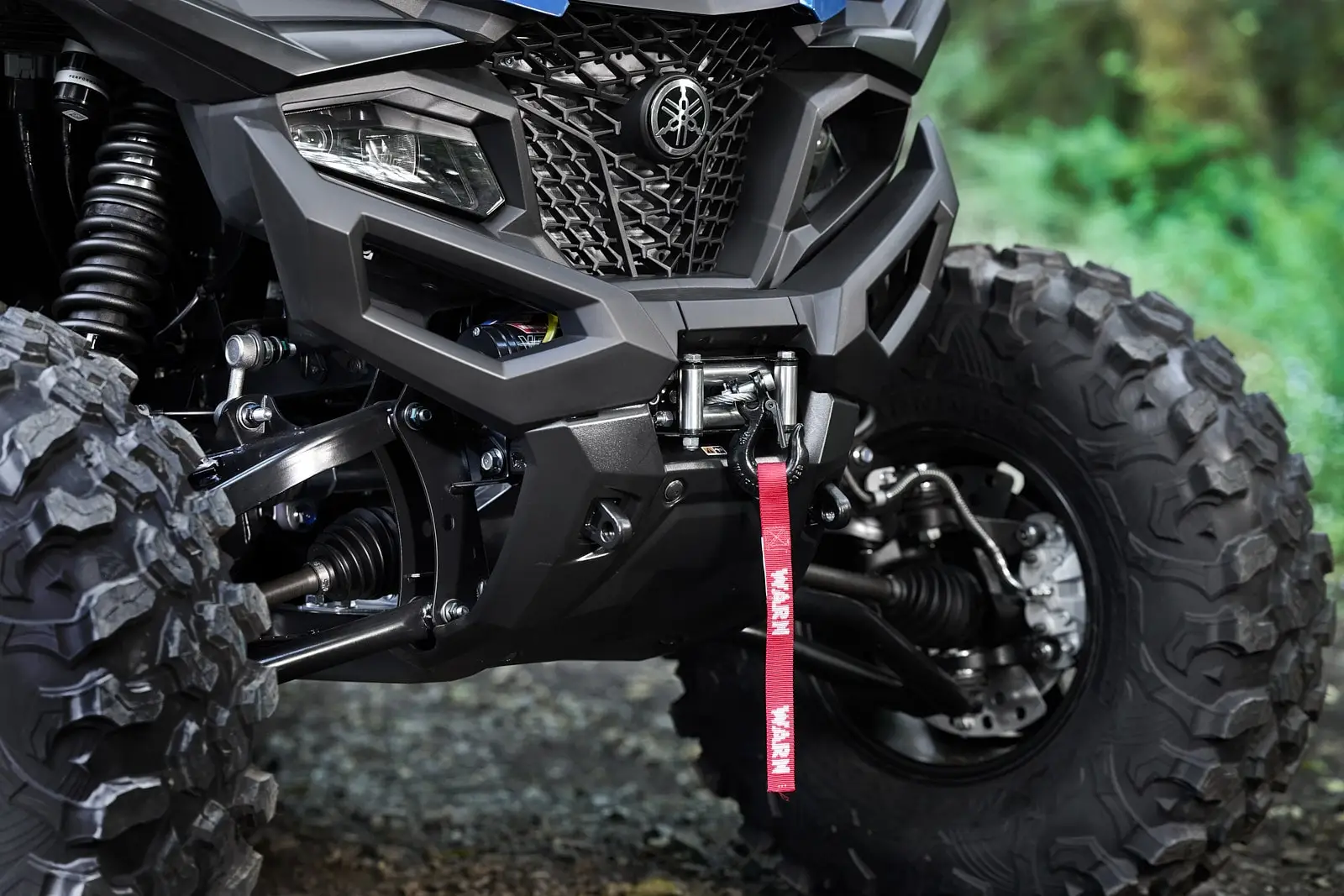 winch and brakes of the yamaha wolverine rmax4 1000