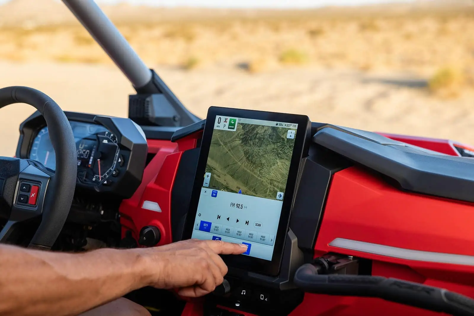 Tableau de bord du Polaris RZR Pro R Ultimate 2026.